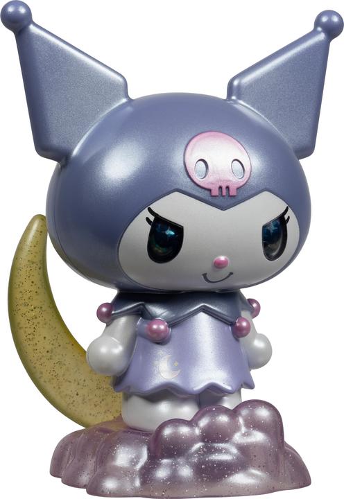 Giochi Preziosi Hello Kitty Premier 4-Inch Figur - Kuromi Edition, Sammelfigur Kuromi Detail für Display o