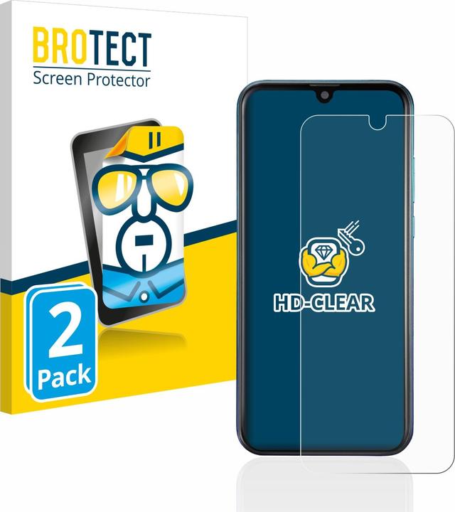 Actual product image BROTECT Screen Protector Clear (2 Piece, Brondi Midnight Sky)