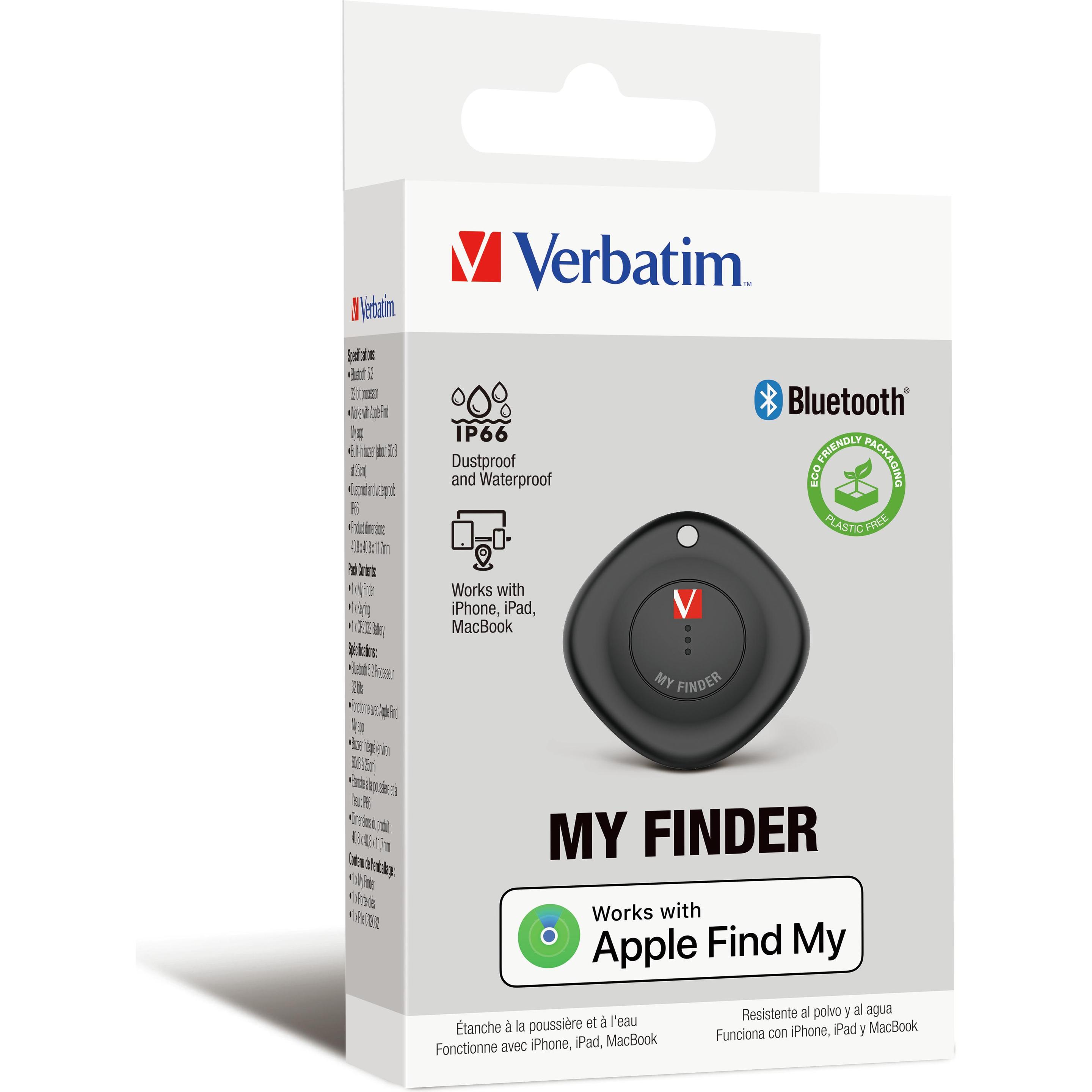 Verbatim Tracker, Bluetooth, My Finder, MYF-01 (iOS), Tracker, Schwarz
