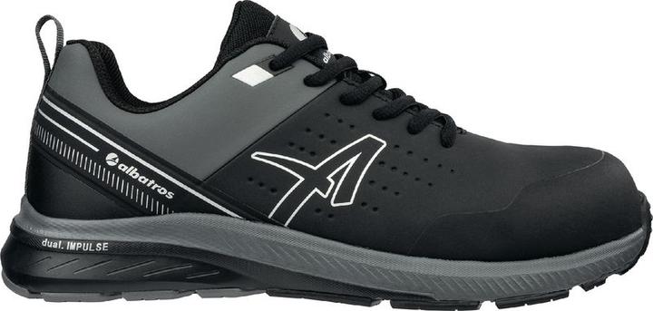 Actual product image Albatros Safety shoe Vigor 2 Impulse Black Low size 45 grey S3S microfibre (S3, 45)