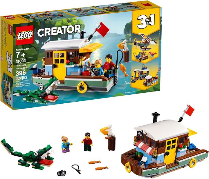 Immagine prodotto LEGO Creator 3in1 Riverside Houseboat (31093, LEGO Creator 3-in-1)