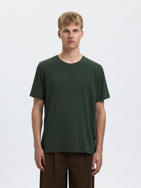 Actual product image Selected Homme Slhaspen Slub Ss O-Neck Tee Noos (M)
