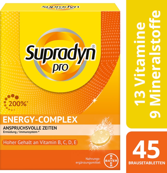 Produktbild Supradyn pro energy-complex (45 Stück, Brausetablette, 294 g)