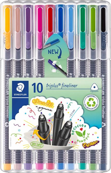 Produktbild Staedtler Triplus 334 (Mehrfarbig, 10x)