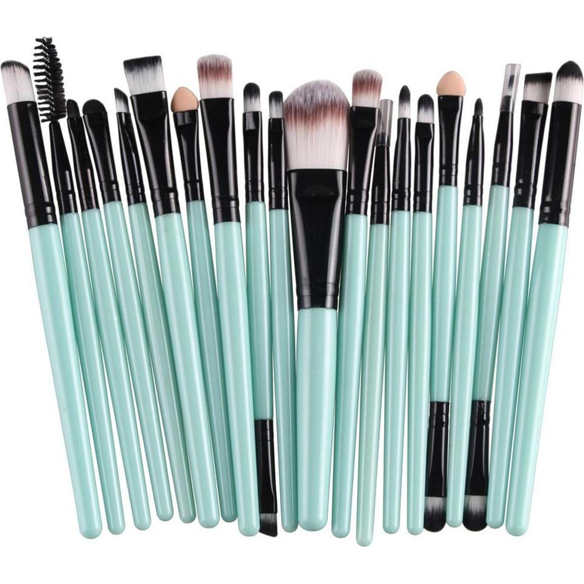 König Design, Schminkpinsel, Pinselset Makeup Professionelles 20 Stk. Make Up Pinsel Set Kosmetikpinsel Neu (Set)
