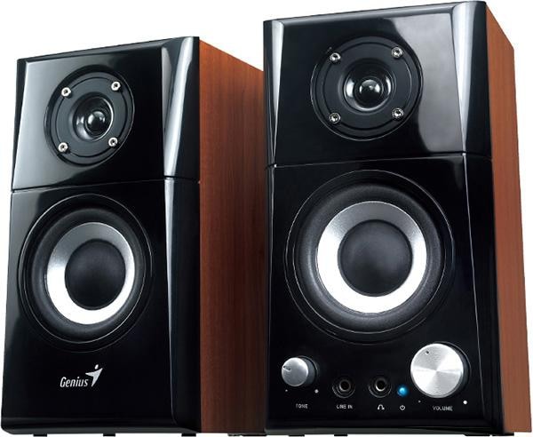 Actual product image Genius 31730032400 loudspeaker 2-way Black, Wood Wired (1 pcs., 16 W)