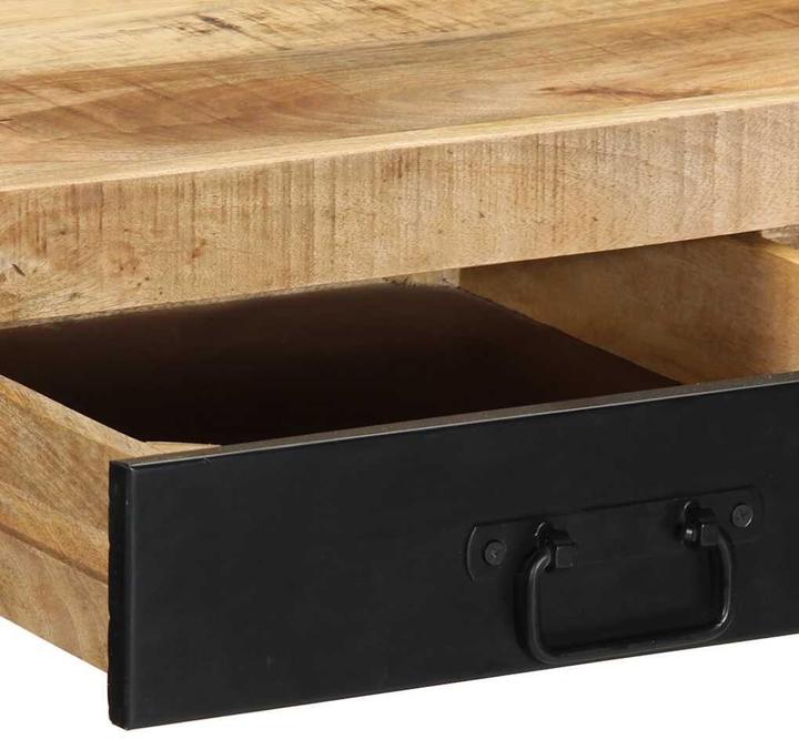 Actual product image VidaXL Desk 100x50x75 cm Rough solid wood mango desk Work desk (100 x 50 x 75 cm)