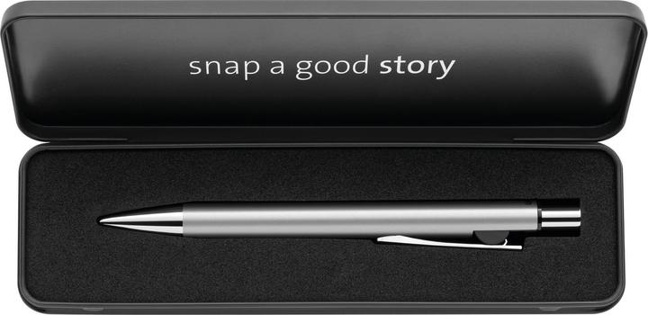 Actual product image Pelikan Ballpoint pen Snap Metalic K10 in case (Metallic, Silver, 1x)