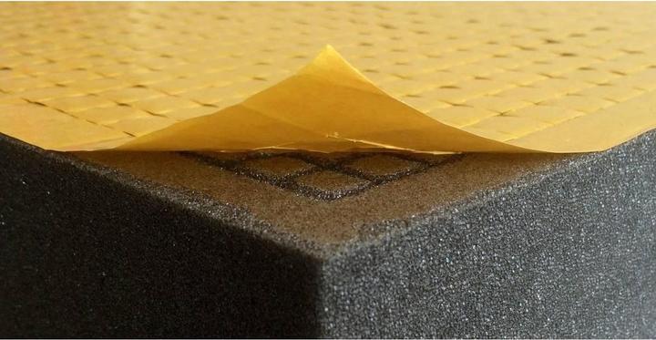 Actual product image Feldherr AABP090S - 500 mm x 250 mm x 90 mm grid foam cube foam - self-adhesive (Foam material)