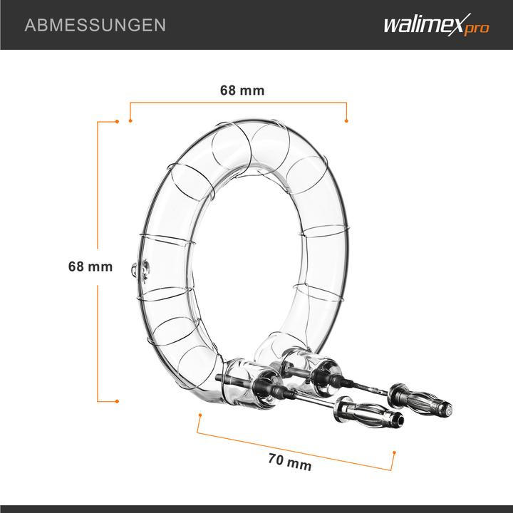 Actual product image Walimex Spare flash tube VE/VC 400-600 type 2