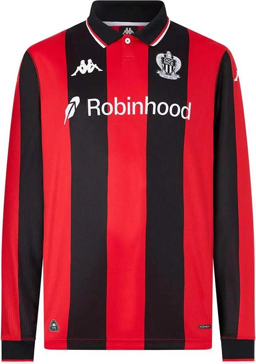 Produktbild Kappa Heimtrikot mit langen Ärmeln OGC Nice 2025/26 (XL)