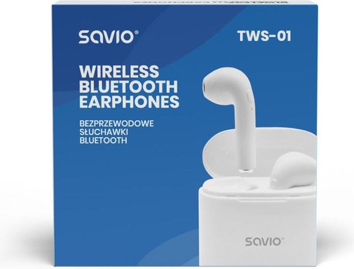 Produktbild Savio TWS-01 (Keine Geräuschunterdrückung, 2 h, Kabellos)