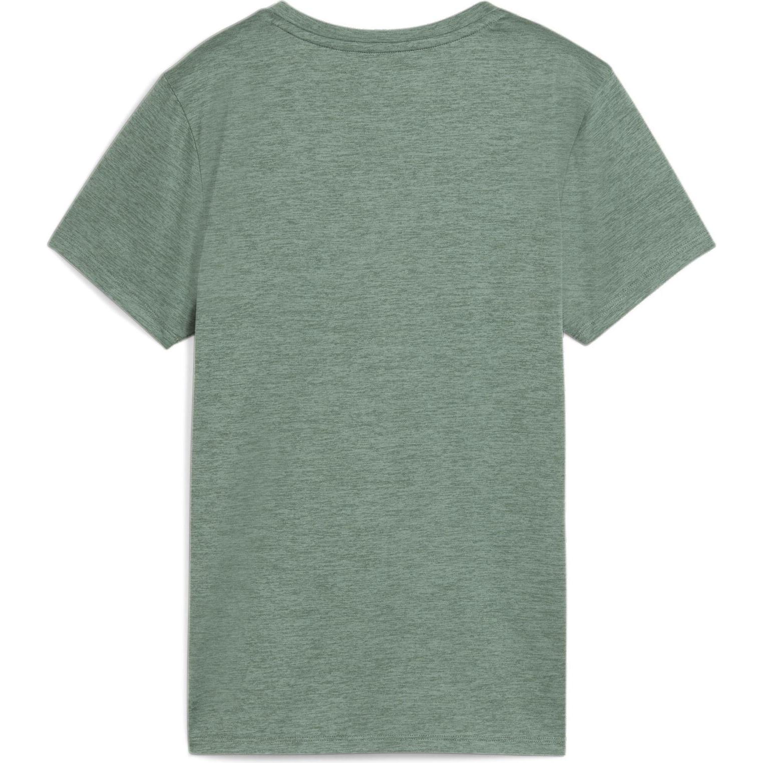 Thumbnail - Puma, Damen, Sportshirt, W TAD ESSENTIAL Heather Logo Tee (XL), Grün, XL
