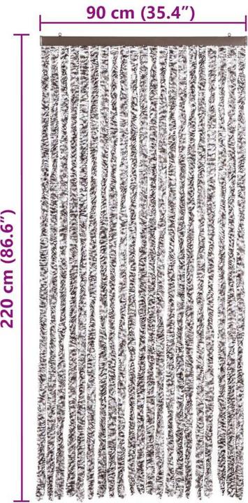 Actual product image vidaXL Insektenschutz-Vorhang (90 x 220 cm)