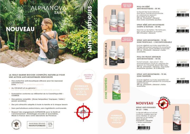 Produktbild Alphanova Baby Spray Anti-Mücken (50 ml)