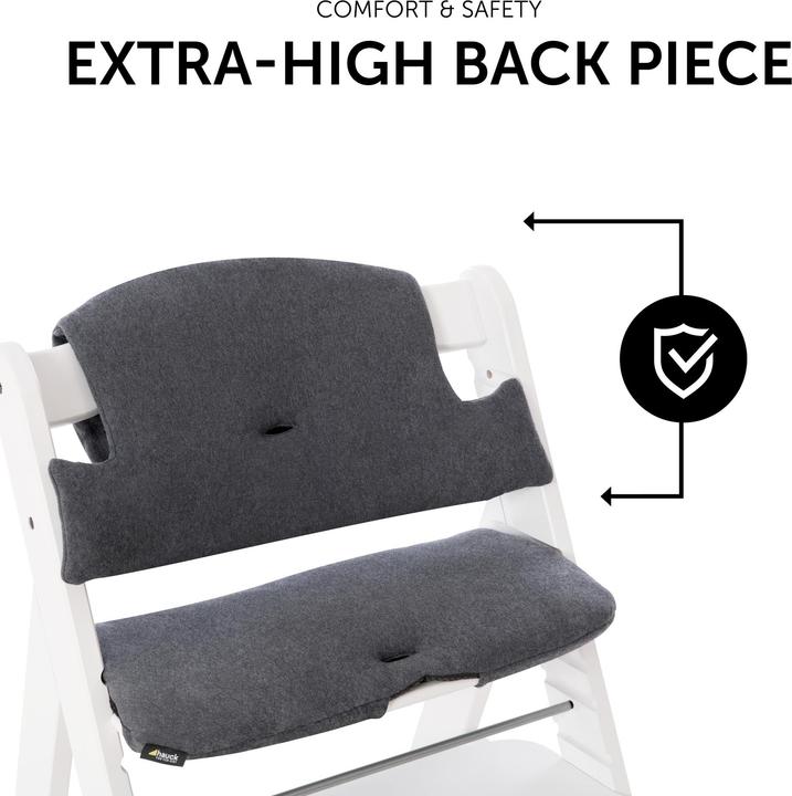 Produktbild Hauck Highchair Pad Select Jersey Charcoal