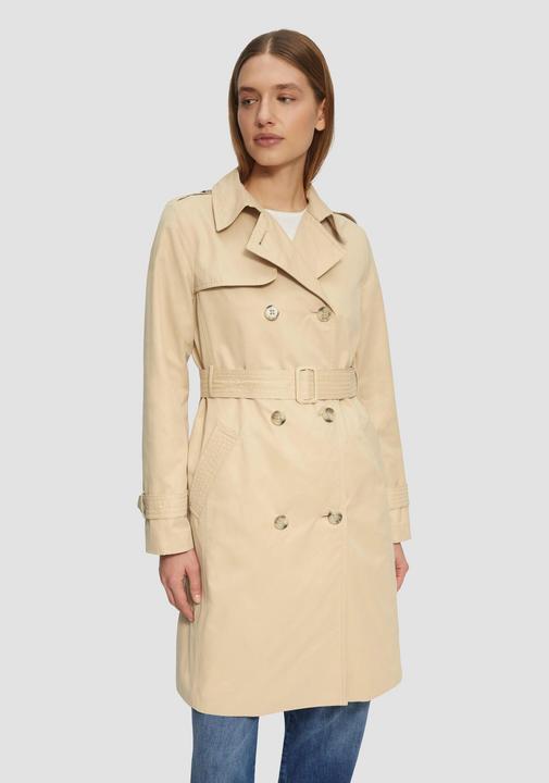 Actual product image S.Oliver Outdoor-Mantel Trenchcoat mit Streifen-Futter