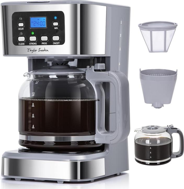 Taylor Swoden Filterkaffeemaschine mit Timer und Abschaltautomatik