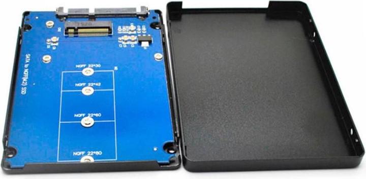 Produktbild CoreParts MSNX1001B Speicherlaufwerksgehäuse 2.5" SSD-Gehäuse Schwarz