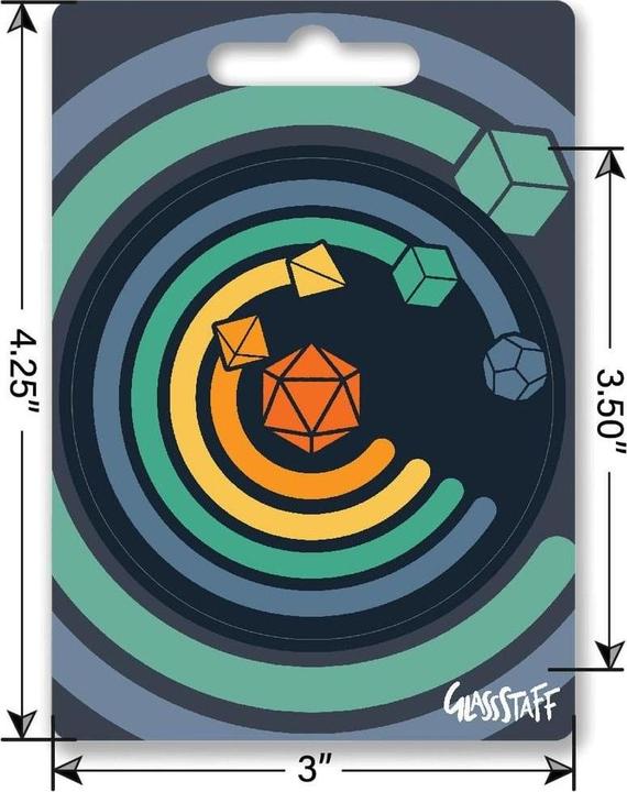 Produktbild Glass Staff Circle of Dice Sticker Mehrfarbig, Detailfarbe (1 Sticker)
