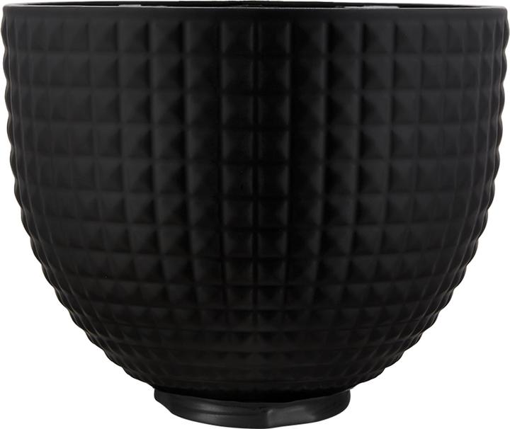 Produktbild KitchenAid Keramikschüssel Schwarz 4,7L Light & Shadow Bowl - Black Studde