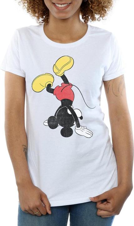 Actual product image Disney Womens/Ladies Mickey Mouse Upside Down Cotton T-Shirt (XL)
