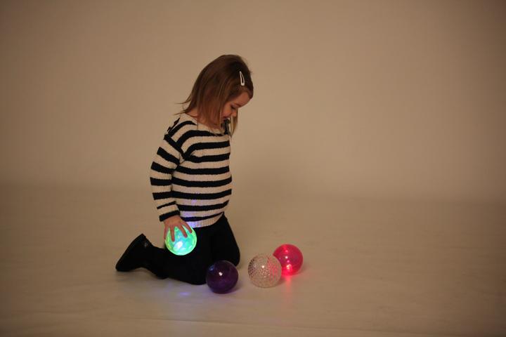 Actual product image TickiT Large Textured Sensory Flashing Ball Set