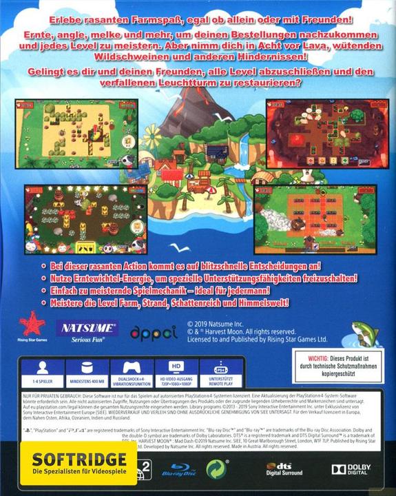 Produktbild Rising Star Harvest Moon: Mad Dash (PS4, EN)