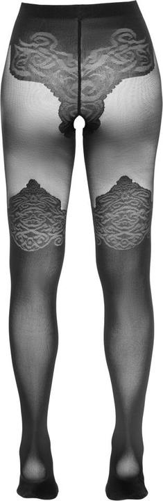 Productafbeelding Cottelli Collection Strumpfhose im Overknee-Look (M)