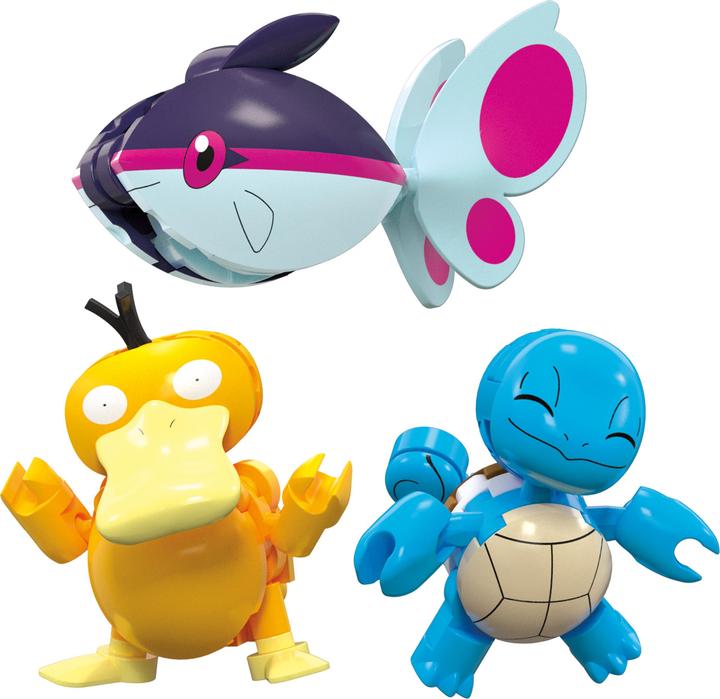 Produktbild MEGA Pokémon Wasserabenteuer Bauspielzeug-Set mit 3 Actionfiguren