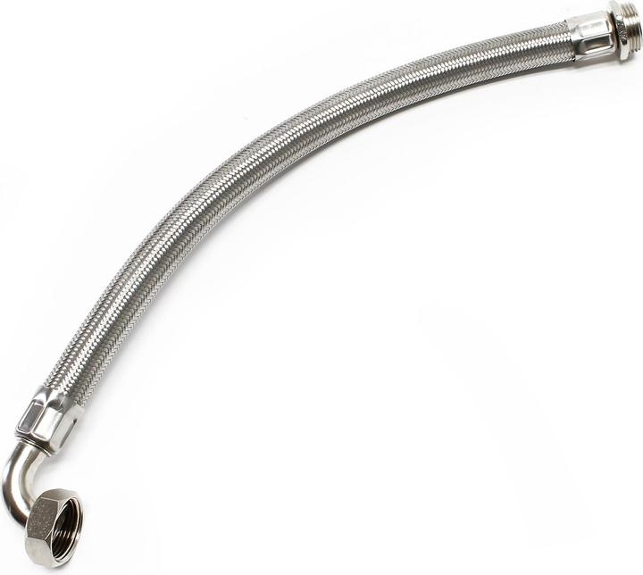 Produktbild Wiltec Stahlflex-Wasserschlauch 0.5m DN25 33,7mm für Hauswasserwerke