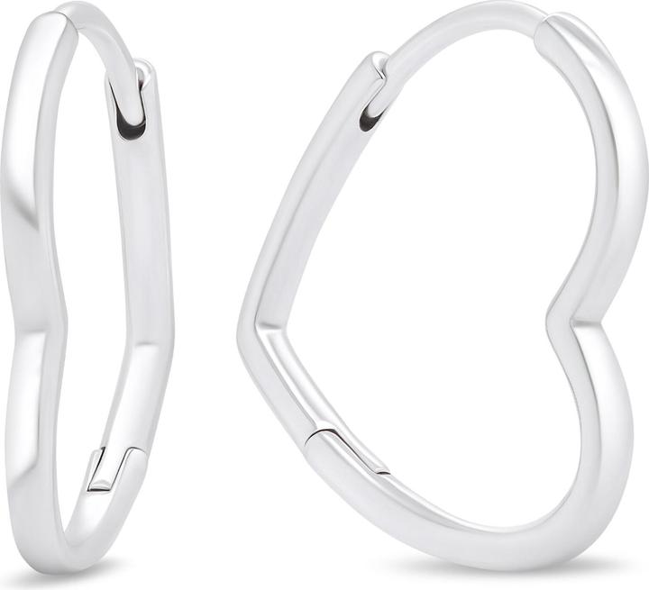 Immagine prodotto Brilio Argento - Romantici orecchini in argento a forma di cuore EA391W