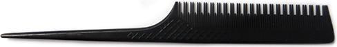 Actual product image Herba Carbon handle comb fine toothed