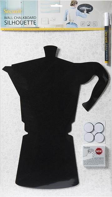 Securit Tisch-Kreidetafel Mit Holzfuß - 25x33cm Für Büro & Zuhause