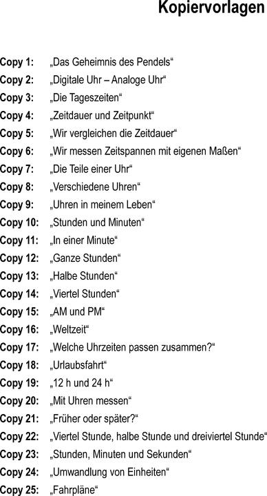 Produktbild Betzold Zeit: erfahren, messen, rechnen (Deutsch)
