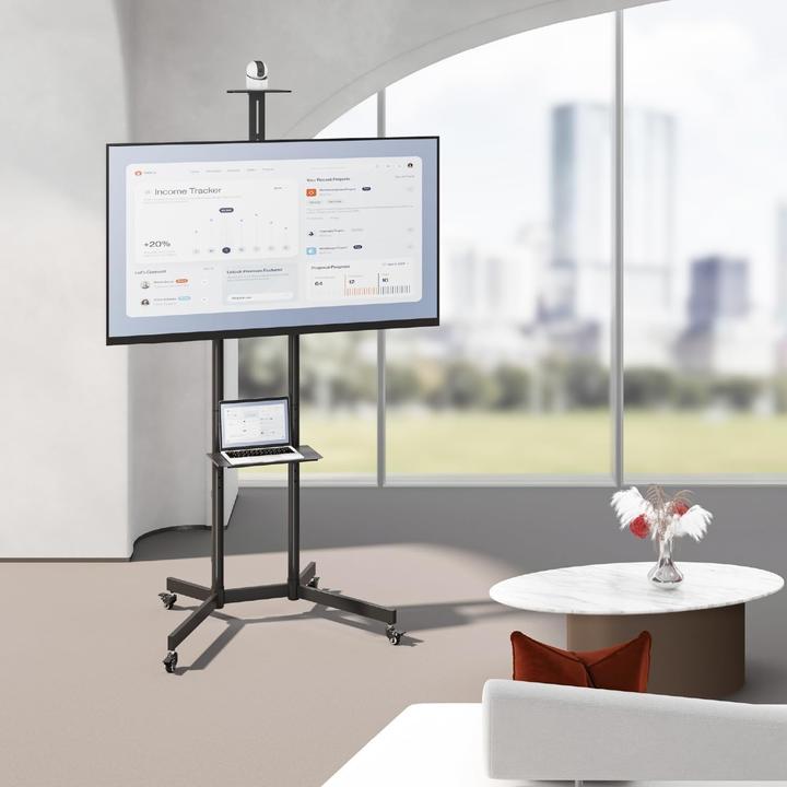 Produktbild Maclean Mobile TV con Ripiano per Fotocamera (45 kg, 37" - 70")