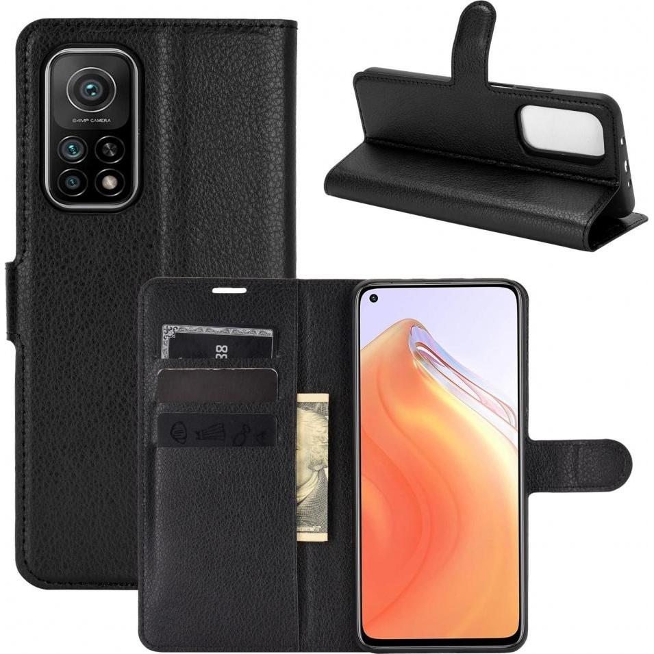 Screenguard Xiaomi Mi 10T Leather Guard Lederhülle (Xiaomi Mi 10T), Smartphone Hülle, Schwarz
