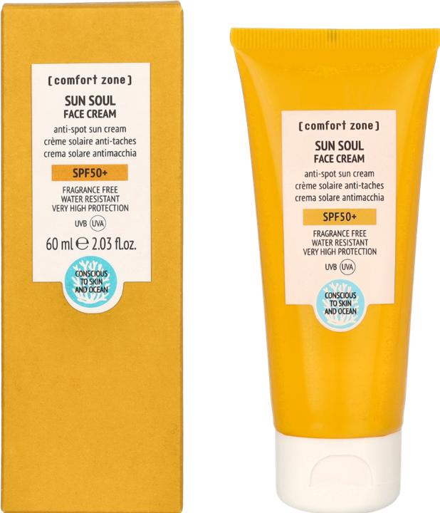 Image du produit Comfort Zone Sun Soul (Crème solaire visage, SPF 50+, 60 ml, 60 g)