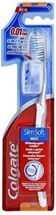 Colgate Super Slim Soft 0.01mm White Tip Borsten Zahnbürste (Weich, 3 x)