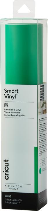 Cricut Vinylfolie Smart ablösbar 33 x 366 cm, 1 Stück, Grün
