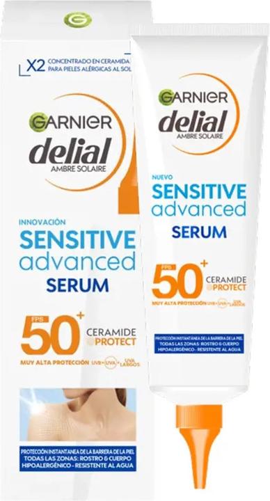 Produktbild Garnier SENSITIVE ADVANCED Body Serum SPF50 125ml (Sonnencreme, SPF 50+, 125 ml)
