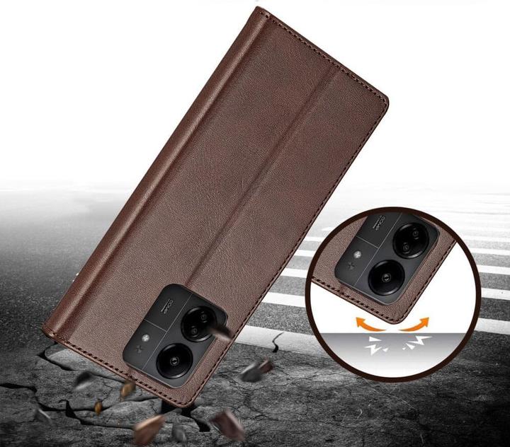 Produktbild LC.Imeeke Xiaomi Poco C65 / Redmi 13C - Etui braun (Xiaomi Poco C65)