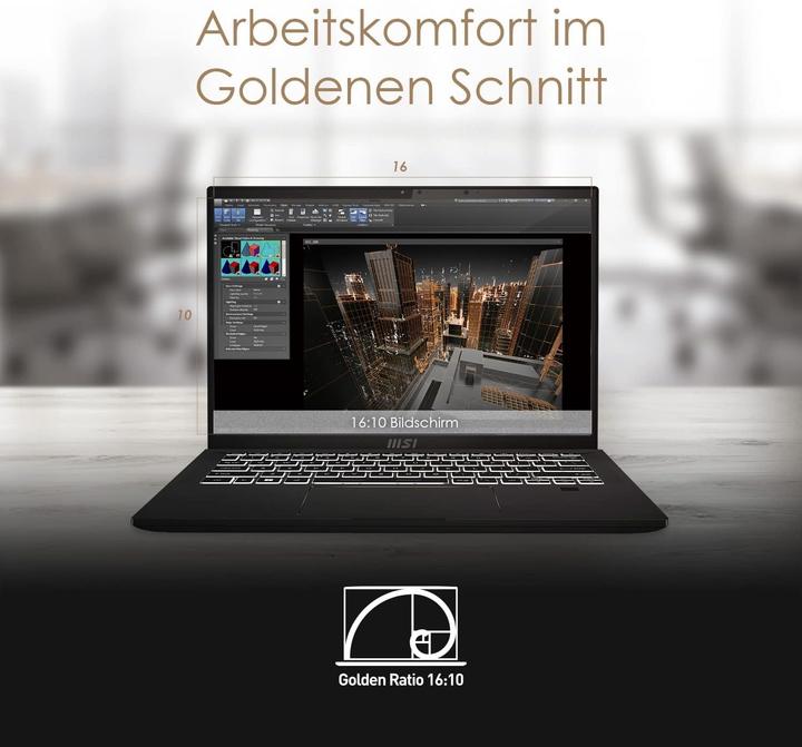 Produktbild MSI Summit E14 Evo A12M-050 14"FHD+ i7-1280P Iris Xe 16GB RAM 1TB SSD W11H (14", 1000 GB, 16 GB, DE, Intel Core i7-1280P)