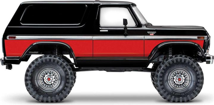 Produktbild Traxxas TRX-4 79 Ford Bronco schwarz/rot 1/10 Crawler RTR Brushed, Clipless, ohne Akku und Ladegerät (RTR Ready-to-Run)