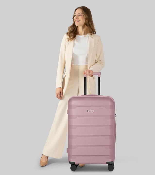 Actual product image D&N South Dakota 4 Rollen Trolley M 66 cm mit Dehnfalte (62 l)