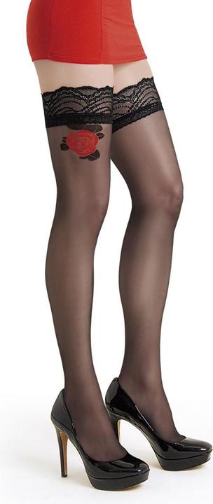 Actual product image Legg Story hold-up stockings Flora T3/4