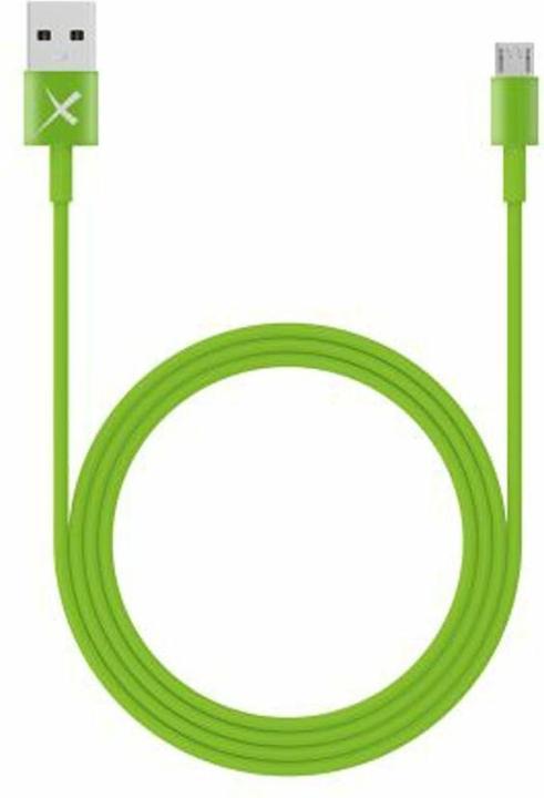 Image du produit Xlayer Micro USB vers USB, 1m, vert (1 m, USB 2.0)