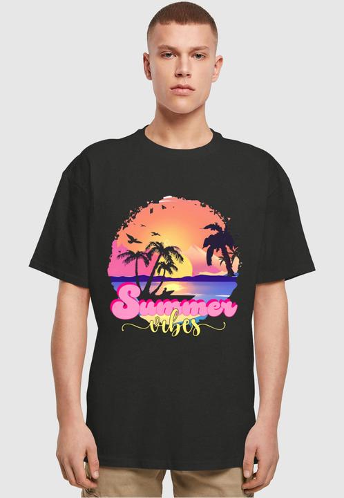 Produktbild Merchcode Summer Vibes Sunset Heavy Oversized Tee - 117175 (XL)