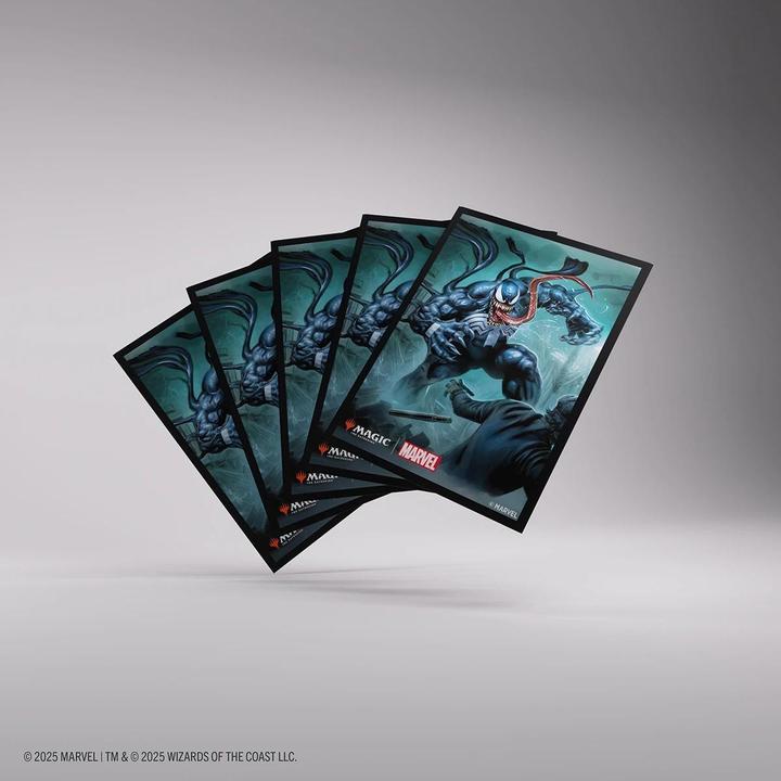 Produktbild Gamegenic Magic The Gathering Marvels Spider-Man Premium Art Sleeves - Venom (Einzelartike