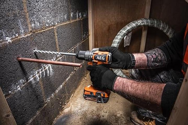 Actual product image AEG Subcompact Brushless Hammer Drill Driver, 65 Nm, 2 Speeds, 18V Battery Compatible